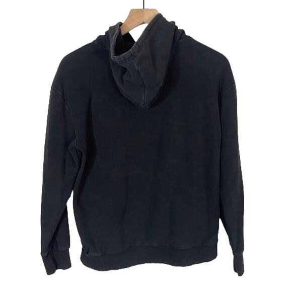 Zyia Active Black Hooded Pullover Sweater Front Pocket Sz S - Picture 9 of 9